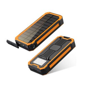 20000mAh Solar Power Bank with Fast Charging – Portable Solar Charger & Waterproof External Battery Pack for Camping, Hiking & Travel