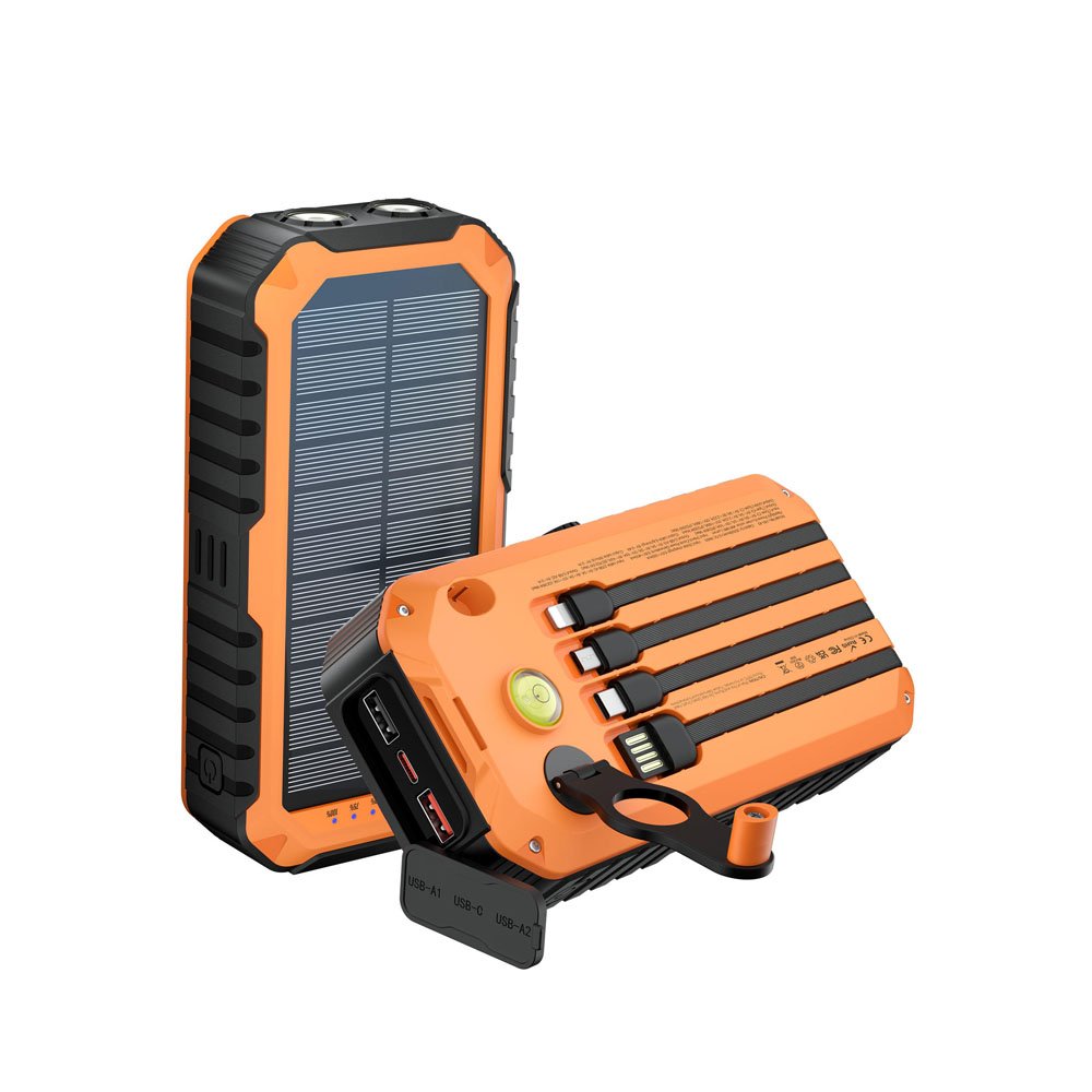 20000mAh Handcrank Solar Power Bank - Image 3