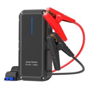 Portable Car Jump Starter & Power Bank with PD Quick Charge, 3000A Peak Current, Extreme Temperature Resistant Battery Booster for Gasoline/Diesel Vehicles, with USB-C & USB-A Ports
